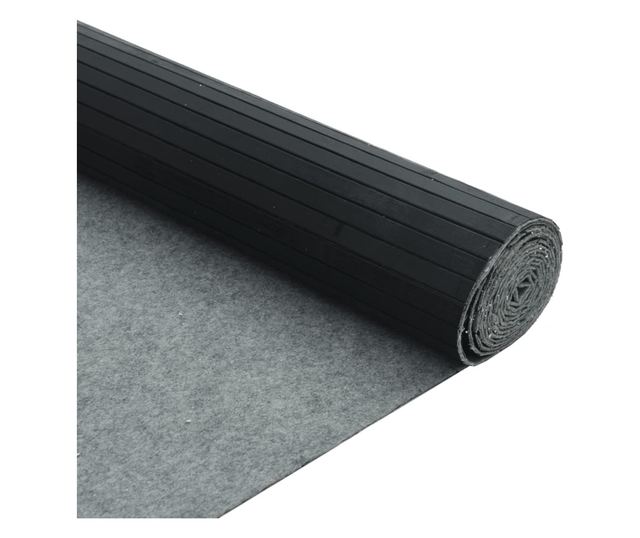 fekete bambusz térelválasztó 165 x 600 cm