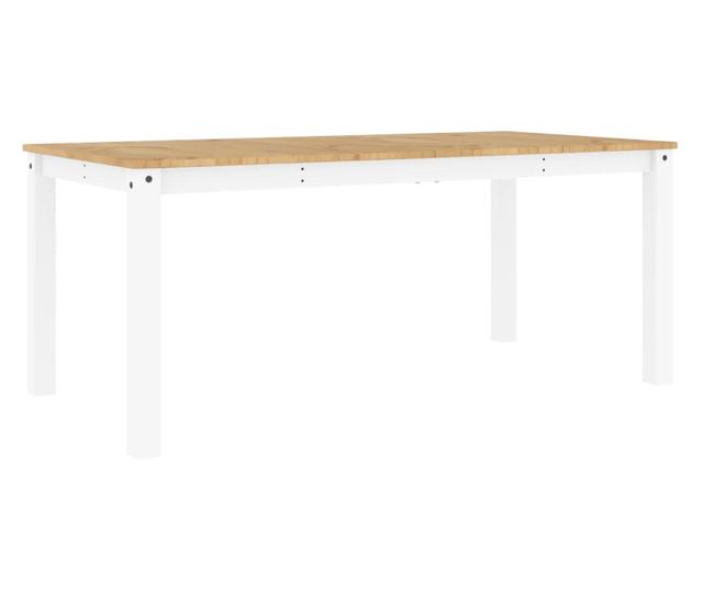 Panama fehér tömör fenyőfa ebédlőasztal 180 x 90 x 75 cm
