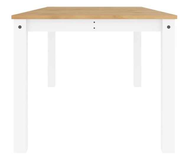 Panama fehér tömör fenyőfa ebédlőasztal 180 x 90 x 75 cm