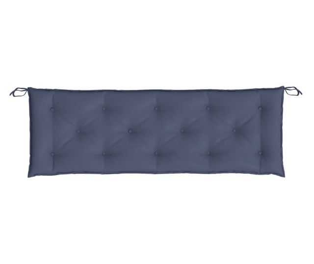tengerészkék oxford szövet kerti padpárna 150 x 50 x 7 cm