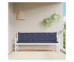 2 db tengerészkék oxford szövet kerti padpárna 200 x 50 x 7 cm