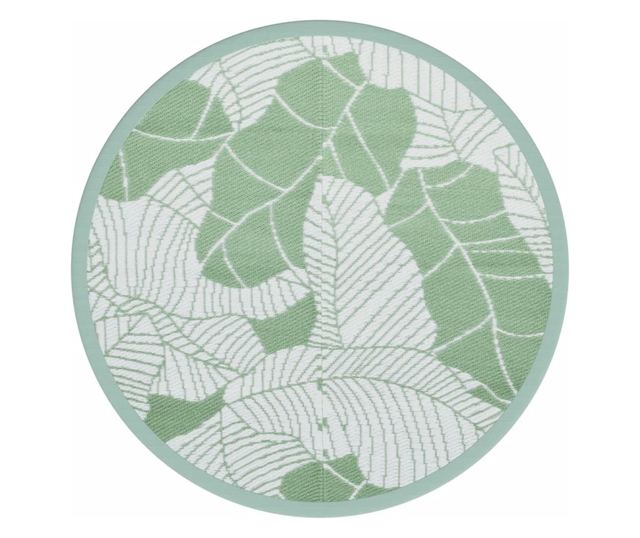 zöld polipropilén kültéri szőnyeg Ø120 cm