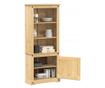 Corona tömör fenyőfa magasszekrény 74 x 38 x 170 cm