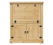 Corona tömör fenyőfa bortároló szekrény 97 x 45 x 114 cm