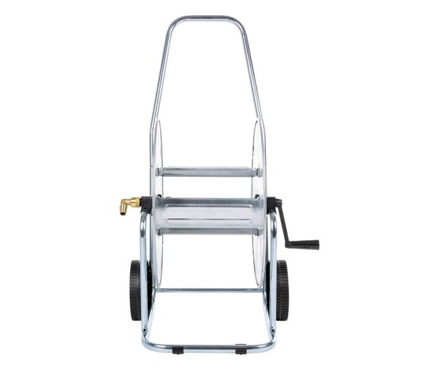 acél kerekes tömlődob 80 m 3/4" tömlőhöz