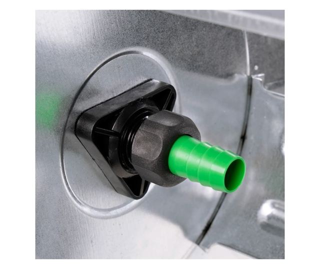 acél kerekes tömlődob 80 m 3/4" tömlőhöz