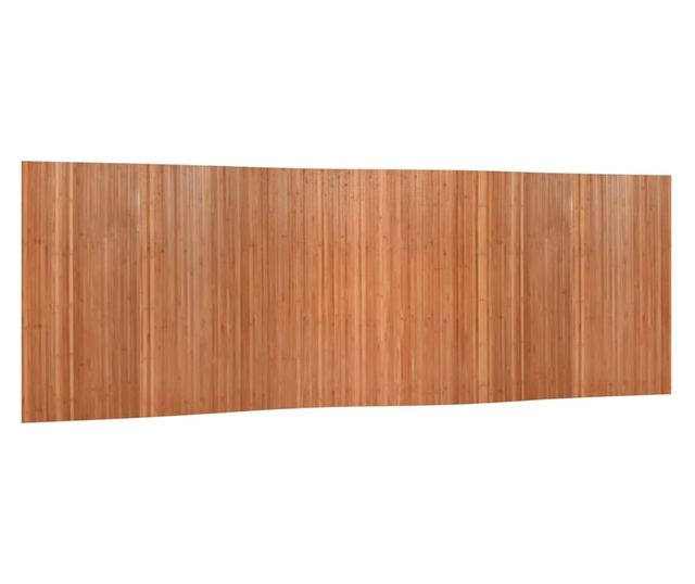 barna bambusz térelválasztó 165 x 600 cm