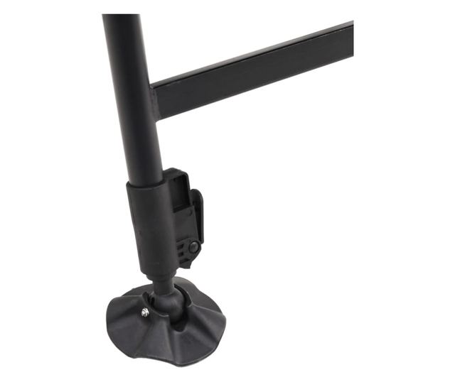 zöld összecsukható horgászágy állítható sárgyűjtő lábakkal