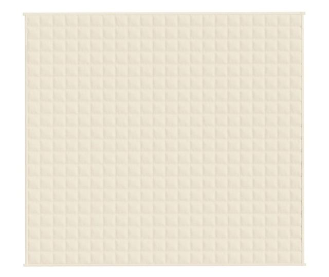 Teška deka, svijetla krem, 200x220 cm, 13 kg, tekstilni materijal
