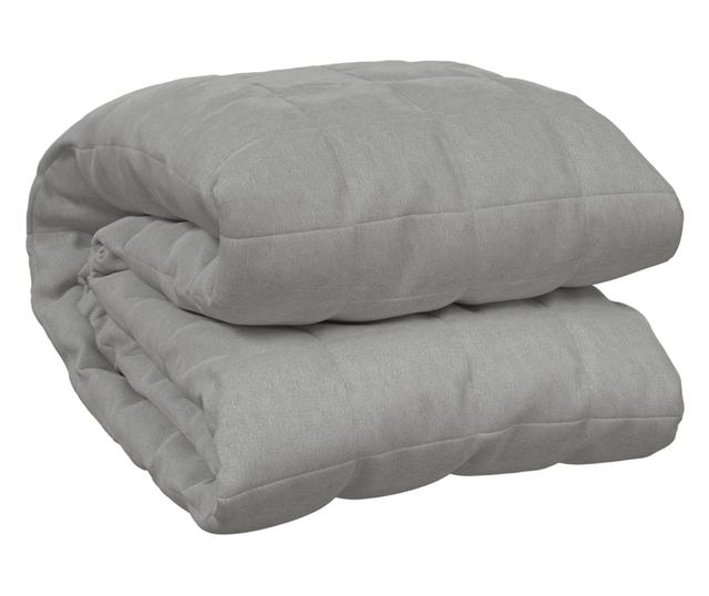 Утежечено одеяло, сиво, 152x203 см, 11 кг, текстил