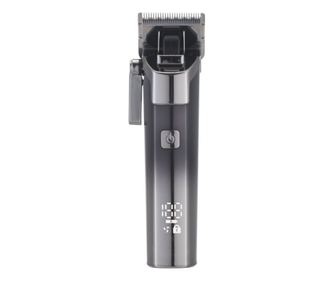 Masina de tuns cu acumulator Voltz OV51810O, 3W, Autonomie 210 min, Lama titan, 2000 mAh, IPX6, Gri/Negru