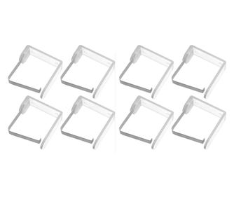 Set 8 clipsuri masa Excellent Houseware, plastic, 5x4 cm, transparent