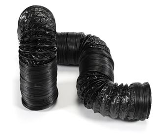 Conducta de ventilatie, STERR, CFD150_10, Izolata, 10 m, Ø 150 mm, Negru