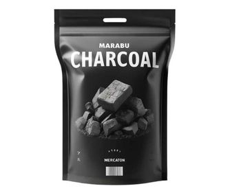 Zsák faszén, Marabu fa, égési idő minimum 4 óra, faszén, 4 kg