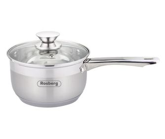 Rosberg R51210H18K, 18 cm, 2.5 L, Inductie, Scara volumica, Inox