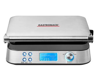 Aparat de vafe si gofre, Gastroback, Advanced Control, inox