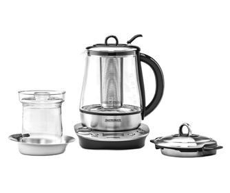 Gastroback 42438 3in1 Vízforraló , 1400 W, 1,5 l, 6 teaprogram, 4 főzési program, Hőmérséklet-szabályozás, Digitális vezérlés, R