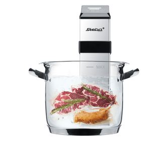 Steba Sous Vide főzőpálca, SV120, 2000 W, fűtőteljesítmény 30 liter, időzítő, állítható hőmérséklet, digitális kijelző, rozsdame