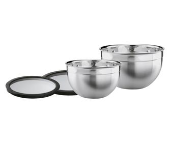 Set de 2 boluri cu capac, rösle - inox
