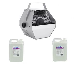 Balon autić i tekući party set, IdeallStore®, srebrni, 10 l