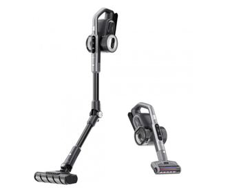 JIMMY H8 Flex Cordless Stick Vacuum Cleaner, 550W, 185 AW, Αναδιπλούμενη, Cyclone, 65 λεπτά αυτονομία, LCD, 7 αξεσουάρ, Γκρι/Μαύ