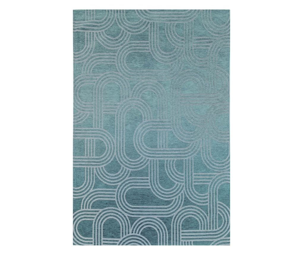 χαλί Lola blue Disco - Blue Glow  340x240cm