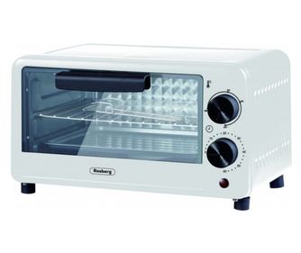 Мини фурна Rosberg R51441C, 800W, 9 литра, 100-230C, Аксесоари, Бял