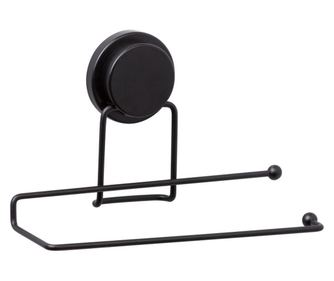 Suport bucatarie hartie Metalife MGS-705, 24.5x11x13 cm, Negru
