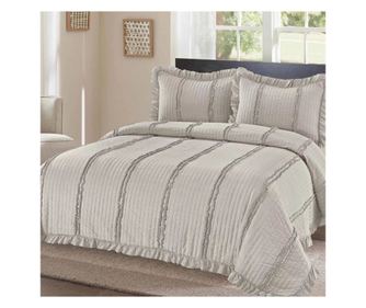 SET CUVERTURA PAT DUBLU, 3 PIESE, 220X240 CM, PS-03