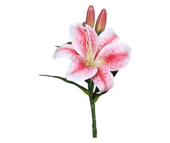 Crin artificial la fir, culoare roz, inaltime 36 cm