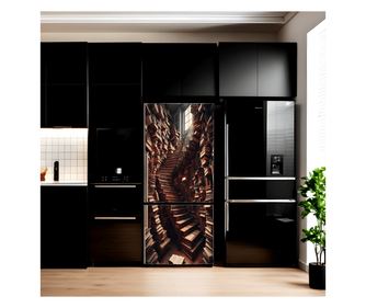 Folie imprimata color pentru decor Frigider, dimensiune 200 x 90cm, model: AVX-FR10