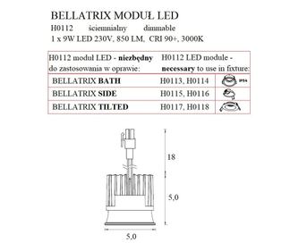 BELLATRIX H0112 LED MODULE
