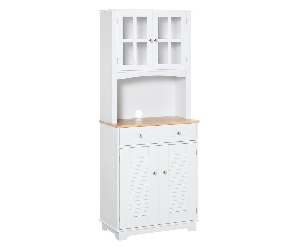Kitchen Cabinet, Wood, 68x39.5x170 cm, White