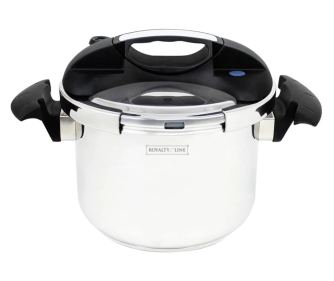 Мраморна тенджера под налягане 6L, неръждаема стомана, незалепваща Royalty Line RL-PS6LM