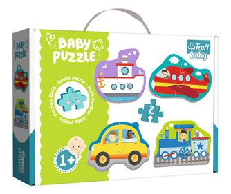 ПЪЗЕЛ TREFL BABY CLASIC ПРЕВОЗНИ СРЕДСТВА 8 ЧАСТИ