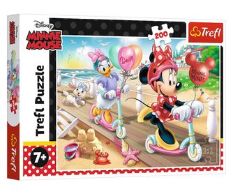 PUZZLE TREFL 200 MINNIE ZABAVA NA PLAŽI