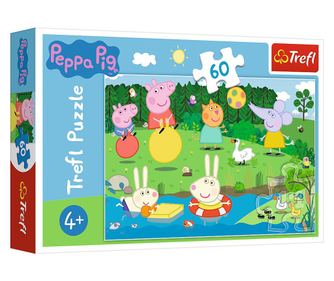 PUZZLE TREFL 60 PEPPA PIG ZABAVA NA POČITNICAH