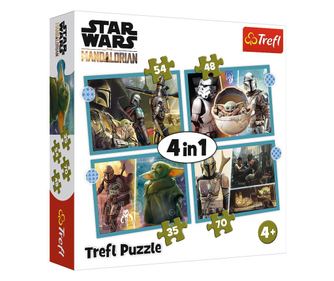 TREFL 4IN1 STAR WARS - MANDALÓRI PUZZLE