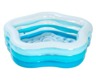 Piscina gonflabila copii, Intex, Summer, 466 Litri, 185 x 180 x 53 cm, 56495