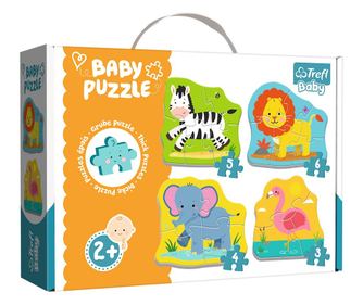 ПЪЗЕЛ TREFL BABY CLASIC ЖИВОТНИ SAFARI 8 ЧАСТИ