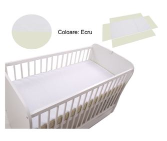 Cearceaf Klups fara elastic Ecru 120x60