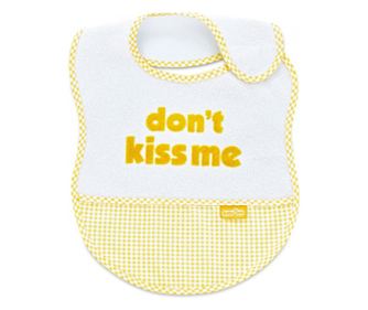 Slinček BabyJem iz bombaža Dont Kiss Me (Barva: Roza)