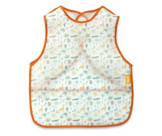 Baveta pentru copii, BabyJem, fara maneci, 32x37 cm (Culoare: Portocaliu)