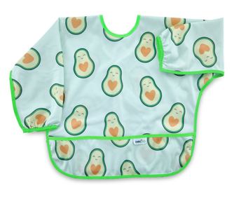 Sort cu maneci pentru activitati BLW, BabyJem, 33x74 cm (Model: Balon)
