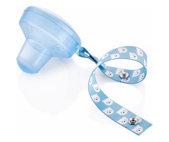 BabyJem cumisüveg tartó lánccal (szín: kék)