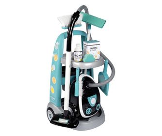 Jucarie Smoby Set curatenie cu troller si aspirator electronic negru