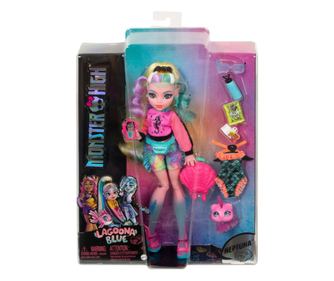 MONSTER HIGH LAGOONA BLUE BABA ÁLLATTAL ÉS KIEGÉSZÍTŐKKEL