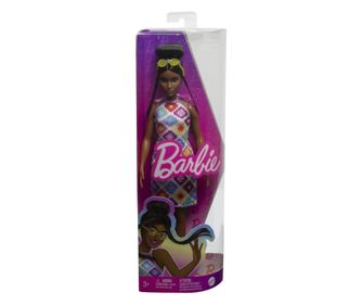 BARBIE FASHIONISTA SZŐKE BABA SÁRGA NAPSZEMÜVEGGEL