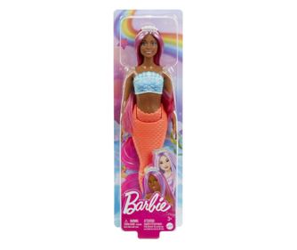 BARBIE DREAMTROPIA SZIRÉN BABA MAGENTA HAJJAL ÉS NARANCSSÁRGA FAROKKAL