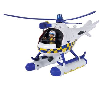 Simba Fireman Sam Police Wallaby helikopter figura